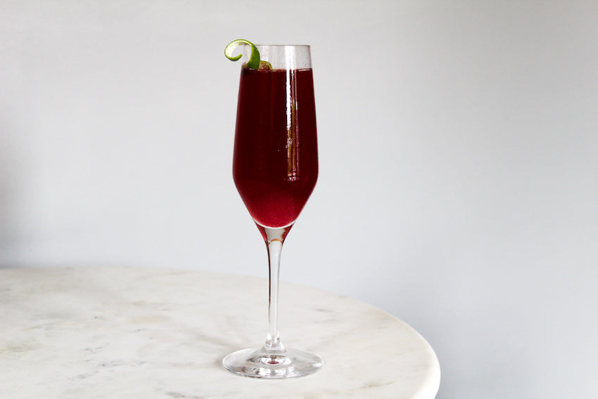 Cran & Bubbles cocktail