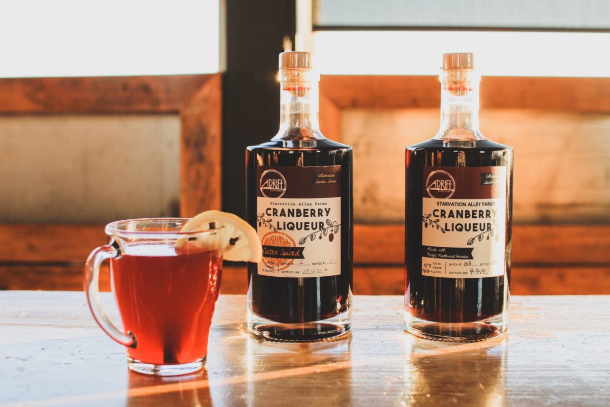 Cranberry Hot Toddy cocktail