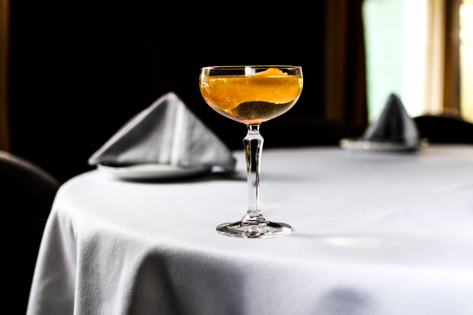 Martinez gin cocktail