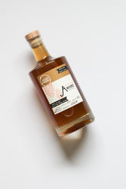 Bottle of Amaro on a white background