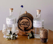 White whiskey bottle